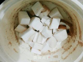 Stir-fried Mantou Ding recipe