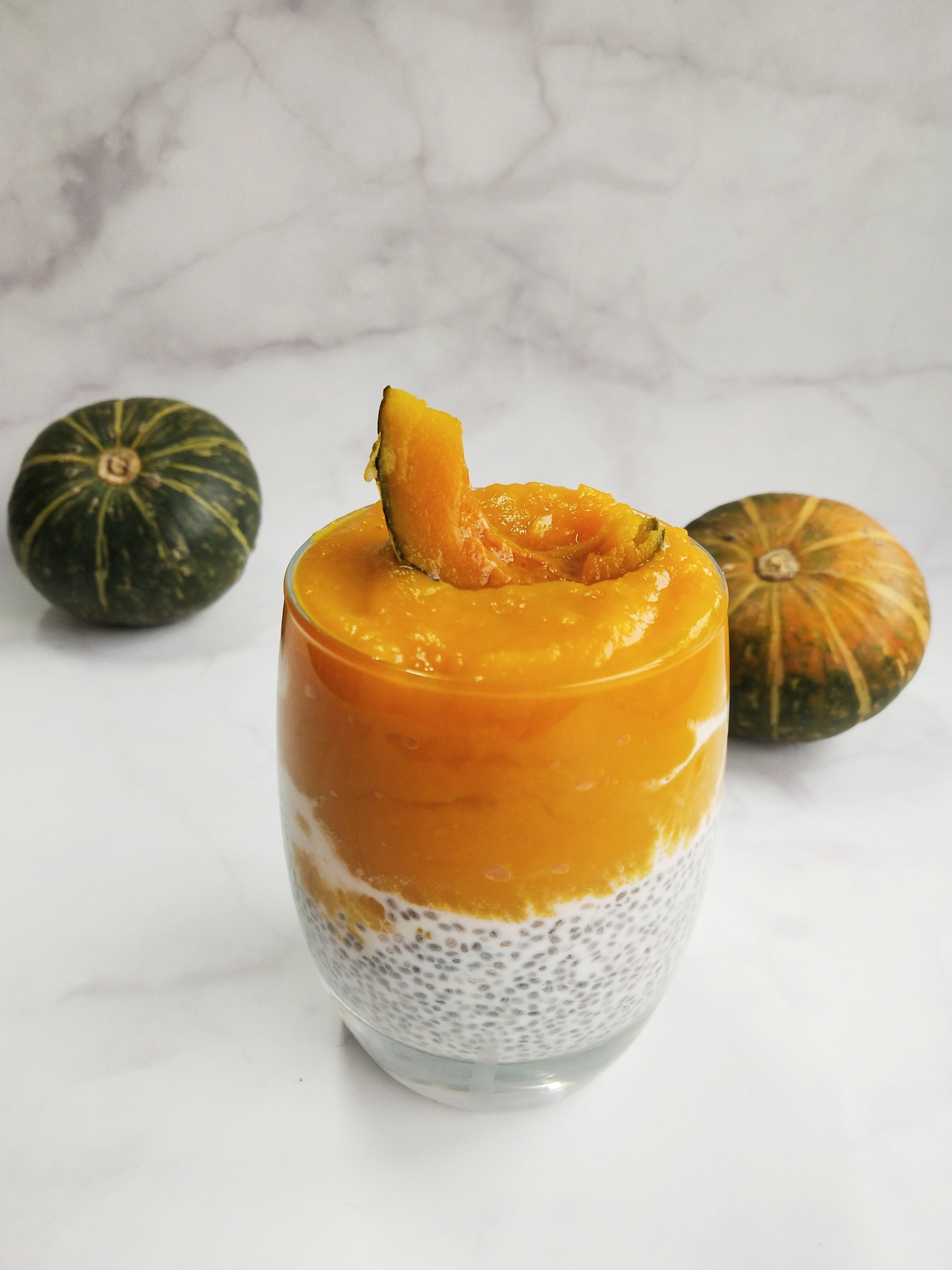 Pumpkin Smoothie with Chia Seeds recipe