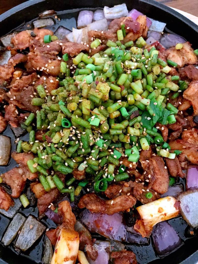 Sizzling Pork Belly recipe