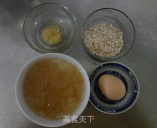 Tremella Oatmeal Egg Porridge-lose 6 Catties A Month recipe