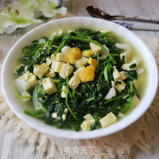 Salted Egg Watercress recipe