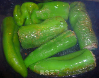Hot Pepper Stuffed Meat recipe