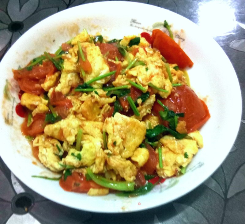 Tomato Scrambled Eggs recipe