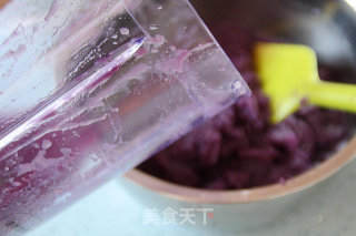 【jasmine Coconut Fragrant Purple Sweet Potato Soup】 recipe