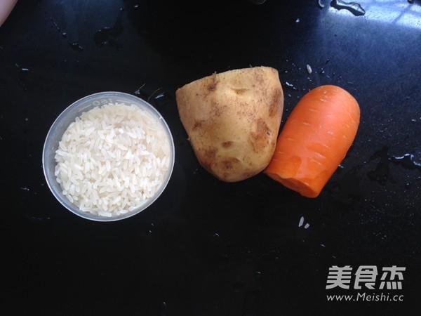 Carrot Potato Soy Sauce Braised Rice recipe