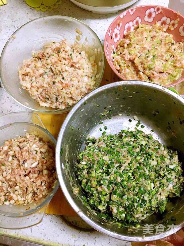 Dumplings (leeks, Celery, Lotus Root, Shiitake Mushrooms ~ There is Always One recipe