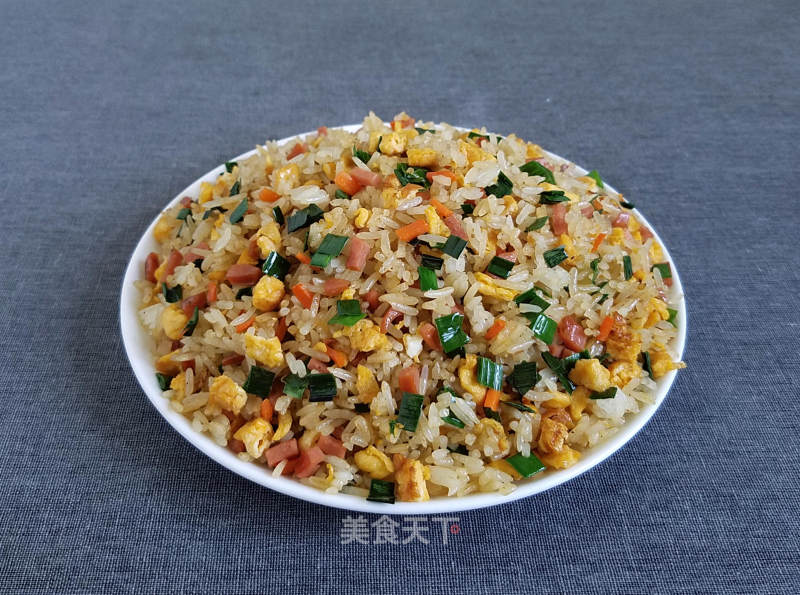 Fried Rice with Crispy Sausage and Egg recipe