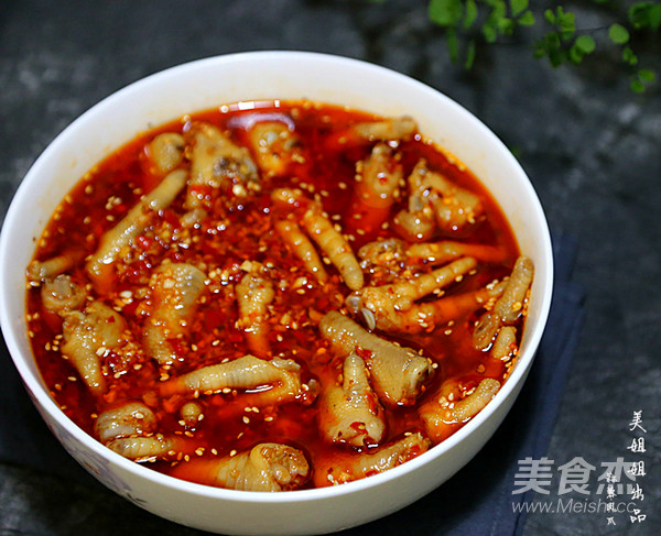 Chicken Feet Mixed with Garlic recipe