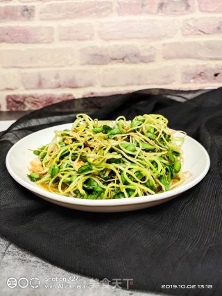 A Home-cooked Meal for Weight Loss (garlic Sweet Pea Sprouts) recipe