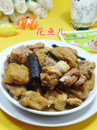 Braised Rabbit Meat with Oil Tofu