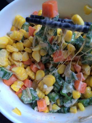 Brushed Colorful Salad recipe