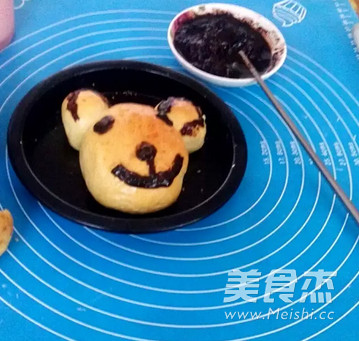 Bean Paste Stuffed Bear Bread recipe