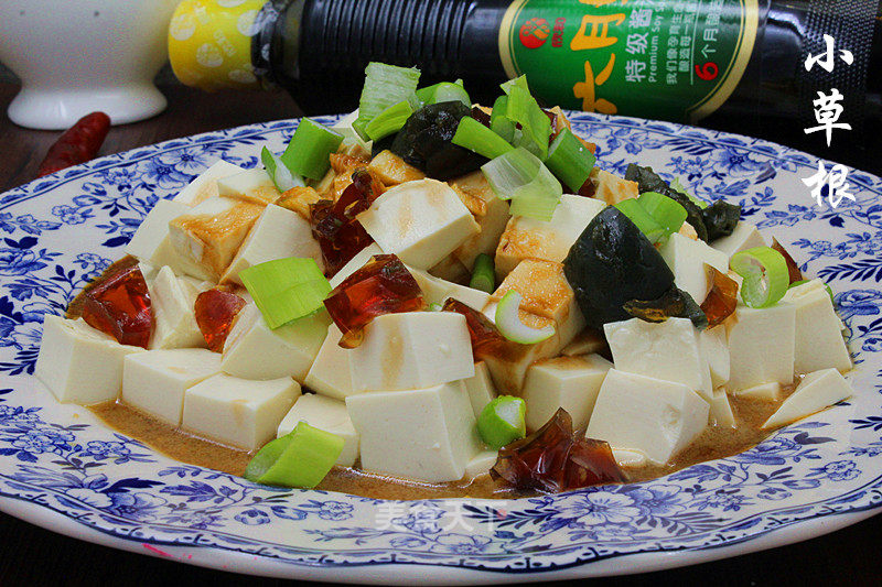 【liaoning】peanut Butter and Preserved Egg Tofu recipe