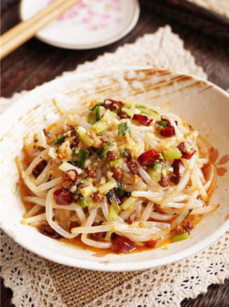 Hot and Sour Bean Sprouts recipe