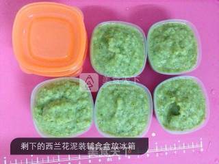 Baby Food Supplement-broccoli Mashed Rice Paste recipe