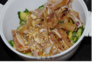 Pork Ears Mixed with Cucumber recipe