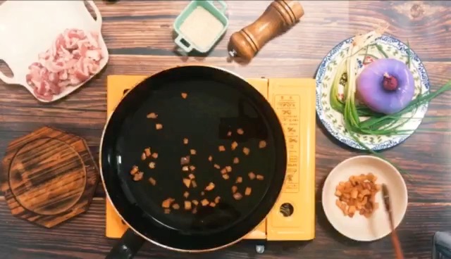 Huang Lei Bibimbap with Lard Residue recipe