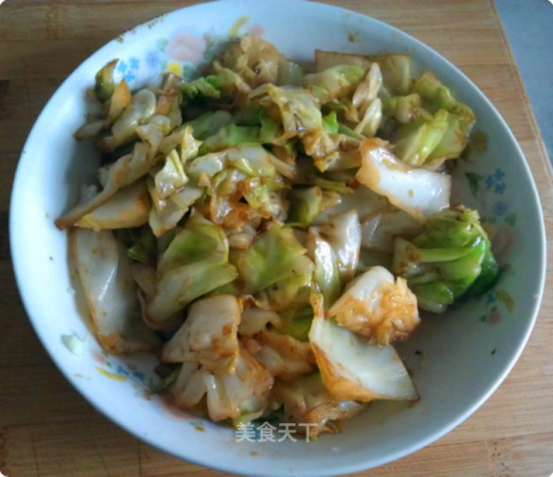 Vegetarian Stir-fried Cabbage recipe
