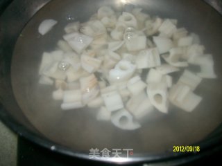 ✿sauce Fried Lotus Diced✿ recipe