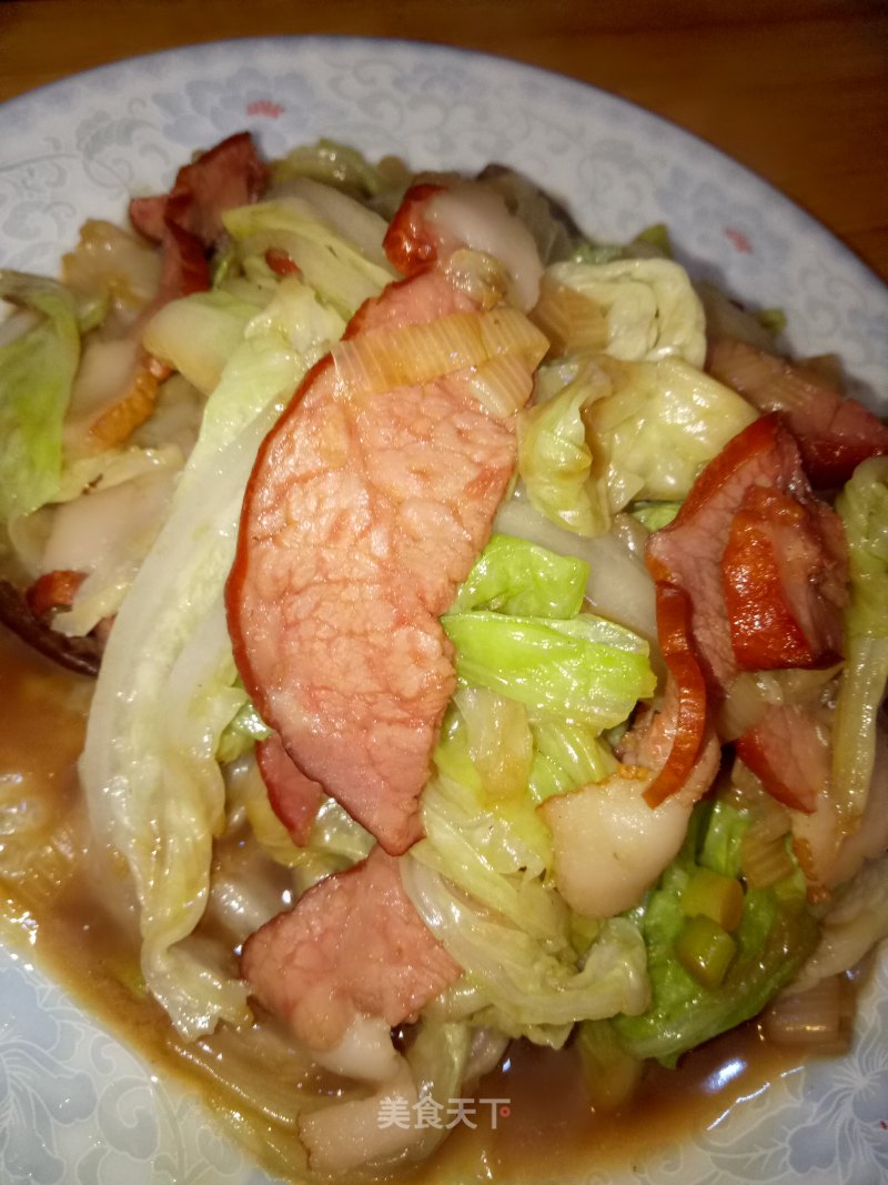 Stir-fried Cabbage with Bacon recipe