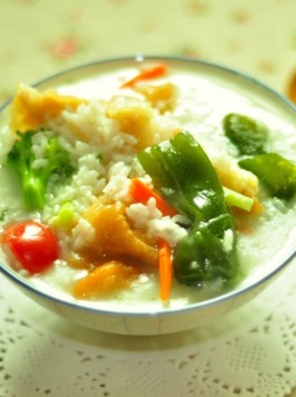 Vegetable Fritters Porridge recipe