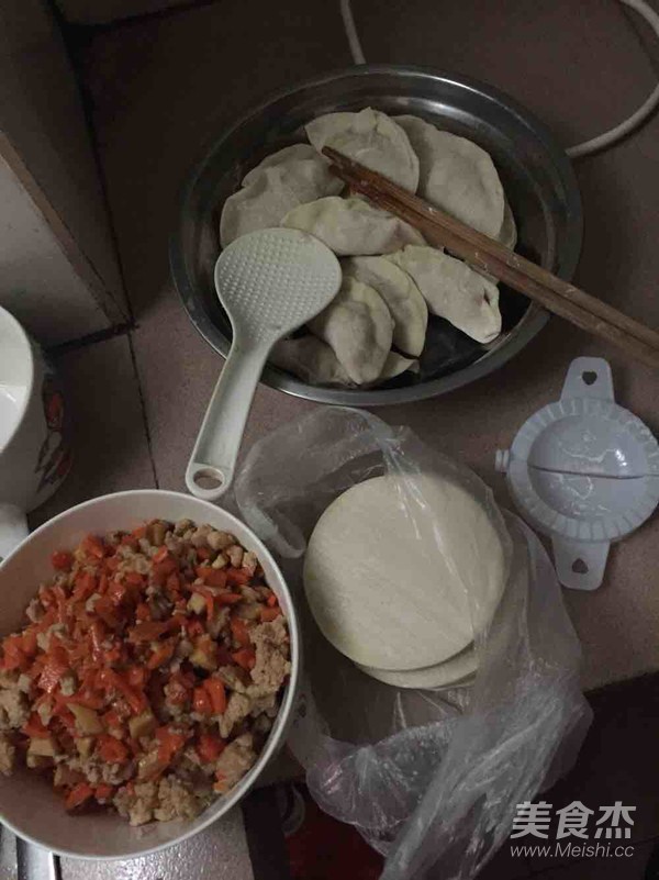Lean Carrot Dumplings with Pleurotus Eryngii recipe