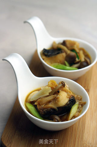 Braised Grass Carp with Mushrooms recipe