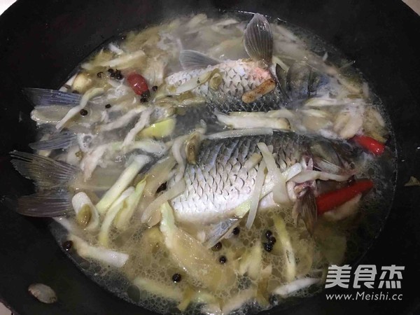 Kimchi Crucian Carp recipe