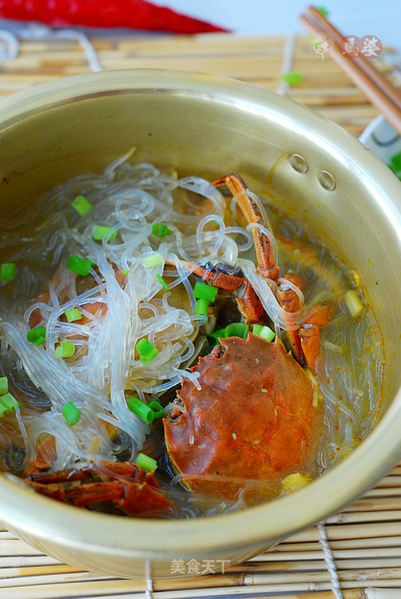 A Comfortable Way to Eat Crabs in Winter---crab Vermicelli Pot recipe