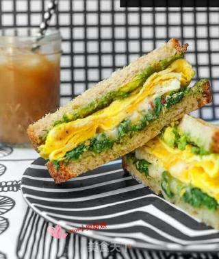 Avocado Spinach Sandwich recipe