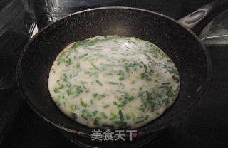 Chives and Egg Pancakes recipe