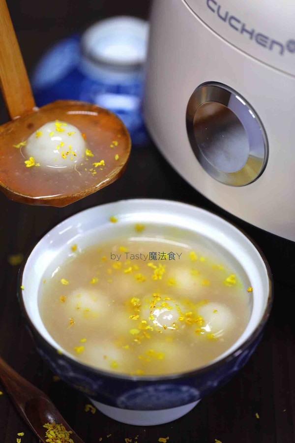 Sweet-scented Osmanthus and Lotus Root Noodle Soup recipe