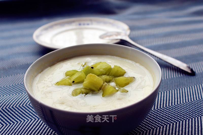 Double Skin Milk (kiwi) recipe