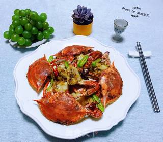 Delicious Spicy Crab#seafood# recipe