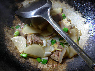 Lamb Stir-fried Radish recipe