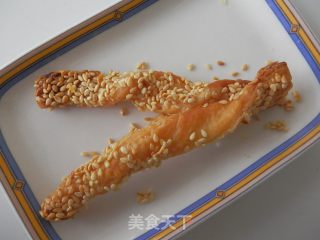 【kaifeng】puff Pastry-sesame Crispy Bars recipe