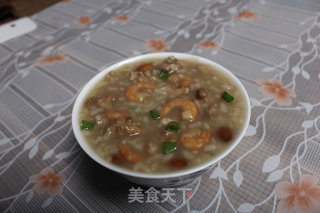 Shrimp, Walnut and Almond Porridge (necessary for Nourishing Brain) recipe