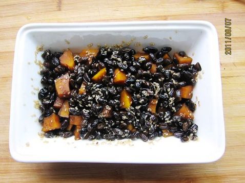 Microwave Honey Black Bean Pumpkin recipe