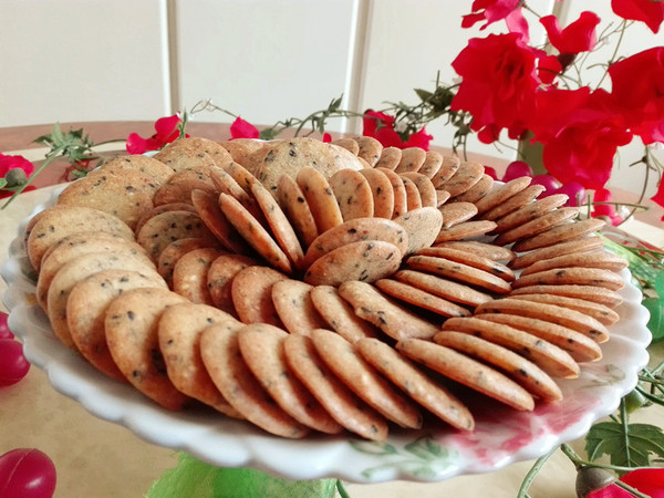 Peanut Sesame Egg Biscuits recipe