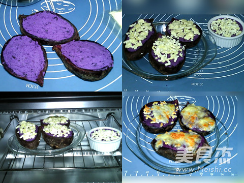 Cheese Baked Purple Sweet Potato recipe