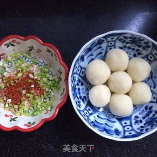 Potato Meatballs with Sauce recipe
