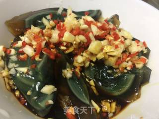 Preserved Egg with Cold Dressing recipe