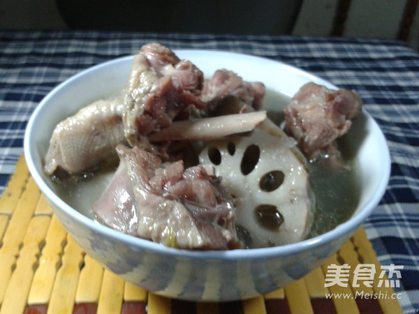 Lotus Root and Cured Duck Soup recipe