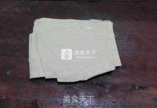 Fried Bean Curd with Komatsu Greens recipe