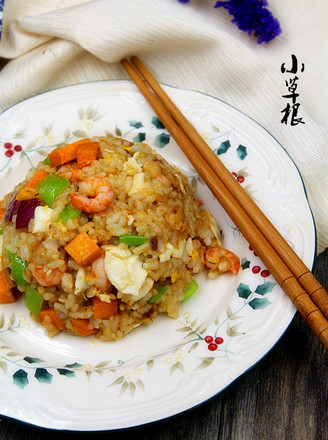 Special Seafood Fried Rice recipe