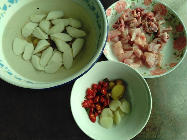 Yam Roasted Rabbit Meat recipe