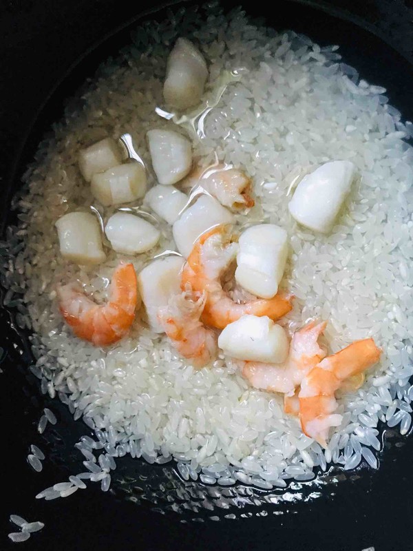 Germ Rice Seafood Baby Porridge recipe