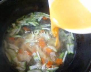 Gourd Carrot and Egg Soup recipe