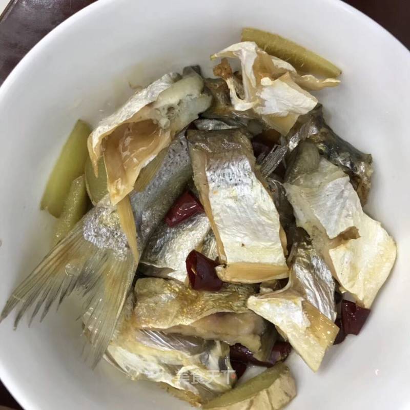 Steamed Dried Alice Mouth Fish recipe