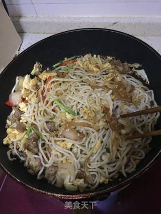 Kuai Shou Xiang Fried Noodles recipe